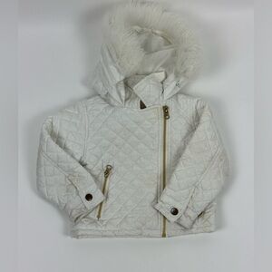 Toddler Girls Quilted Parker Jacket